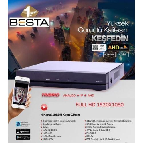 16 Kanal Wireless 1080N KAYIT Cihazı H265 KD-5016W