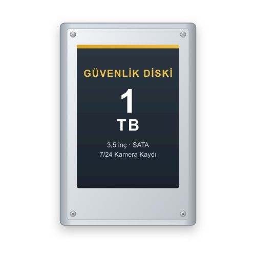 1TB 3.5' Güvenlik Kamerası Harddiski