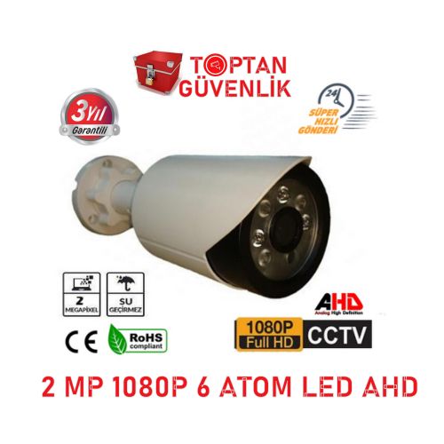 2 MP 1080P 8 Kameralı Ahd Güvenlik Seti 1 TB Harddisk Dahil ARNA-7428