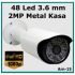 2 MP 48 LED 3.6 Mm Full HD ARN-15 Metal Kasa Rehberi