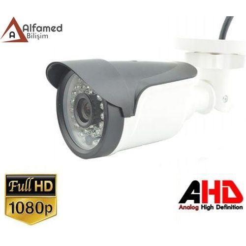 2MP 1080P AHD Gece Görüşlü Bullet Güvenlik Kamerası