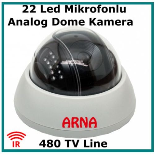 2MP Full Hd 1080P 48 Led Metal Kasa ARN-9423 Dome Güvenlik Kamerası