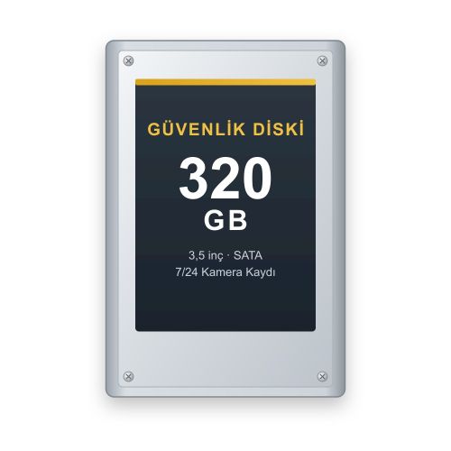320 GB 3.5' Güvenlik Kamerası Harddiski