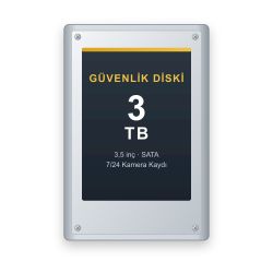 3TB 3.5' Güvenlik Kamerası Harddiski