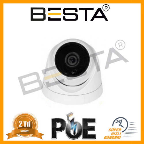4 MP 6 Atom Led IP POE Dome Güvenlik Kamerası KD-IP6329