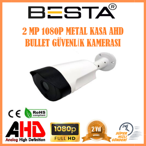 Besta 2MP Ahd 1080P Dome Kamera KD-9516