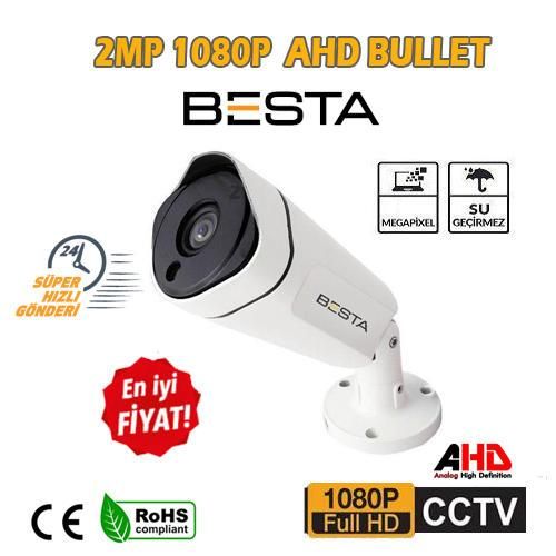 Besta 2MP Ahd 1080P Metal Kasa Güvenlik Kamerası KD-9322