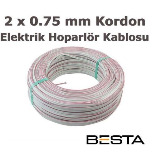 Besta ttr-075 100 METRE 2 X 0,75 ELEKTRİK VE HOPARLÖR KABLOSU