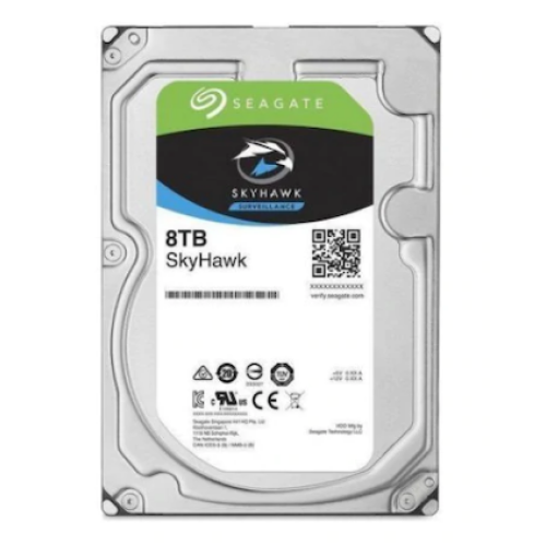 Seagate Skyhawk ST8000VX004 3.5" 8 TB 256 MB SATA 3 HDD Güvenlik Diski