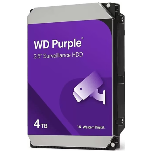 4 TB WD 3.5 PURPLE SATA3 5400RPM 128MB 7/24 GUVENLIK WD44PURZ