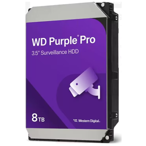 8 TB WD 3.5 PURPLE PRO SATA3 7200RPM 256MB 7/24 GUVENLIK WD8002PURP