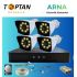 ARNA 4 Warm LED Kameralı 1 TB HDD Güvenlik Seti ST124W-1 Rehberi