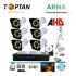 ARNA 6 Kameralı 5mp Lens 1080P Warm LED 1 TB HDD 261W-1 Rehberi