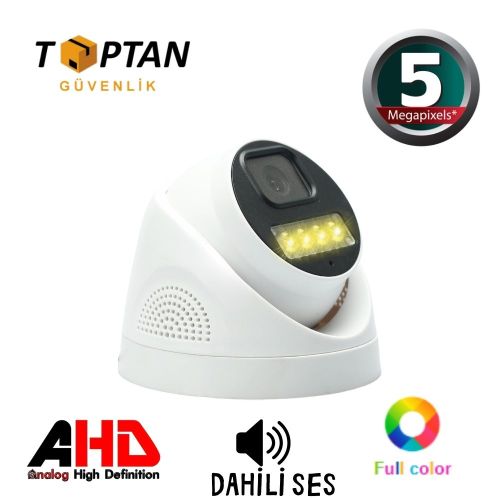 Arna AHD 5 MP WARM LED 1440P İÇ MEKAN DOME GÜVENLİK KAMERASI -ARN-9423W