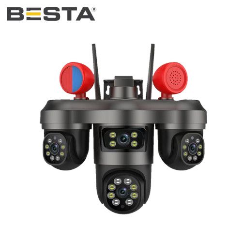 BESTA 3 MP + 3MP + 3MP 3 KAMERALI WİFİ KABLOSUZ GÜVENLİK KAMERASI BS-55W