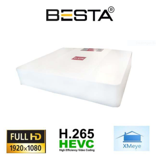 Besta 4 Kanal 1080N Tek Sesli Hibrit DVR Kayıt Cihazı KD-204