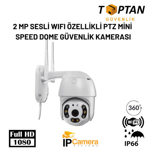 BESTA 4 MP SESLİ WIFI ÖZELLİKLİ PTZ MİNİ SPEED DOME GÜVENLİK KAMERASI BT-1704