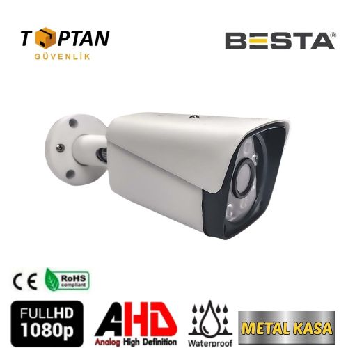 BESTA 5 MP SONY LENS 2 MP IR LED METAL KASA BULLET GÜVENLİK KAMERASI - BT-8036