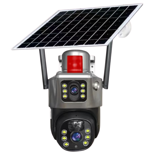 Casacop Q7 4G Çift Kameralı Sim Kartlı Solar Panelli Güvenlik Kamerası