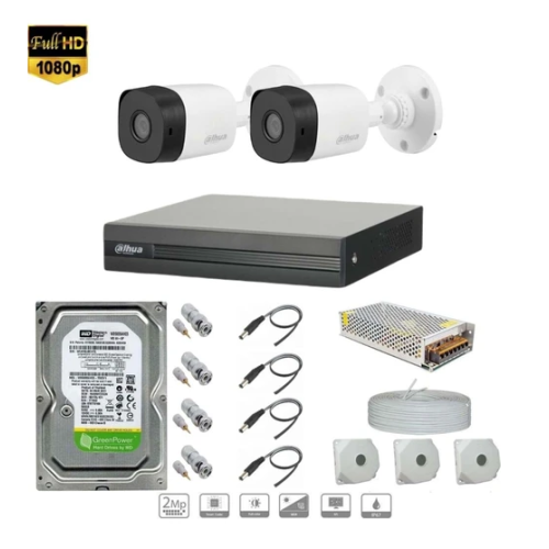Dahua Full Hd 2 Kameralı Set