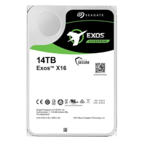 Seagate 3.5 14 TB EXOS ST14000NM001G SATA 3.0 7200 RPM Harddisk