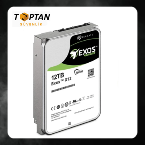 Seagate EXOS 12 TB ST12000NM0008 3.5" 7200 RPM SATA 3 GÜVENLİK HARDDİSK