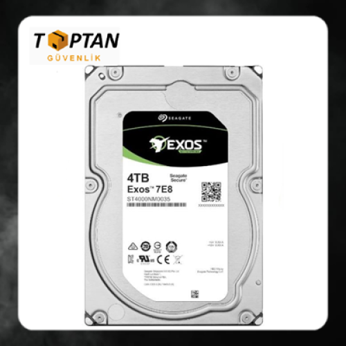 Seagate EXOS 4 TB ST4000NM0035 SATA 3 3.5" GÜVENLİK HARD DİSK