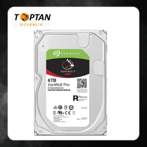 Seagate IronWolf Pro 6 TB ST6000NE000 SATA 3.0 7200 RPM 3.5" Harddisk