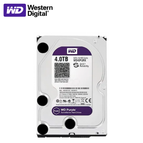 WD Intellipower WD40PURX 3.5 4 TB 5400 RPM 64 MB SATA 3 Güvenlik Diski