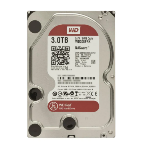Western Digital 3.5" 3 TB Red NAS WD30EFRX SATA 3.0 5400 RPM Hard Disk