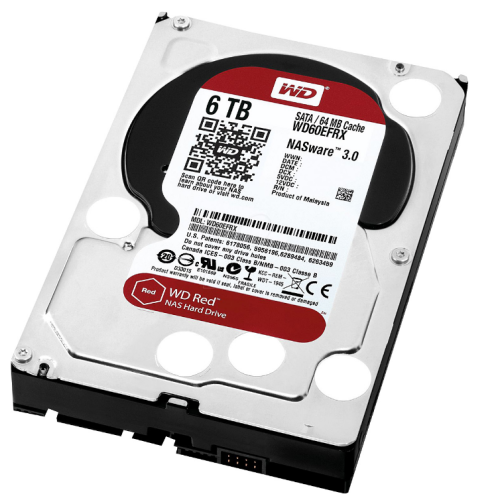 Western Digital 3.5 6 TB Red Nas WD60EFRX SATA 3.0 5400 RPM Hard Disk