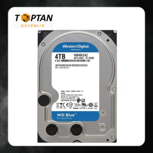 Western Digital BLUE 4 TB WD40EZAZ SATA 3.0 5400 RPM 3.5" GÜVENLİK HDD