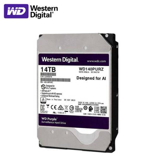 Western Digital Purple WD140PURZ 3.5 14 TB 7200 RPM SATA 3 HDD