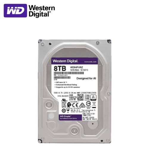 Western Digital Purple WD84PURZ 3.5 8 TB 5640 RPM SATA 3 HDD