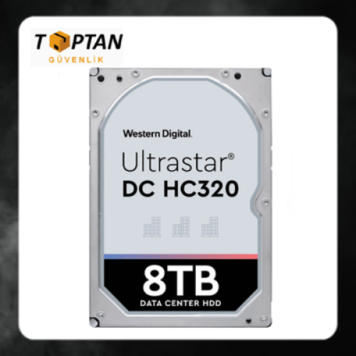 Western Digital Ultrastar 8 TB Dc HC320 HUS728T8TALE 600 SATA III 7200 RPM 3,5" Harddisk