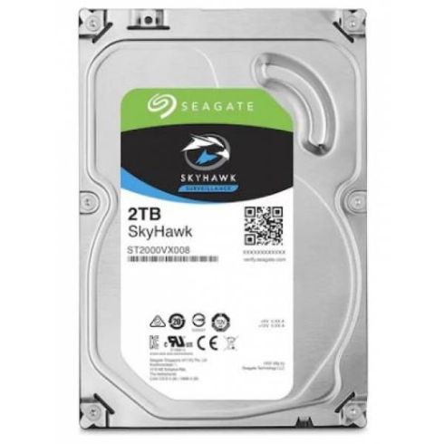 Seagate SkyHawk ST2000VX008 3.5" 2 TB 5900 RPM 64 MB SATA 3 HDD Güvenlik Diski