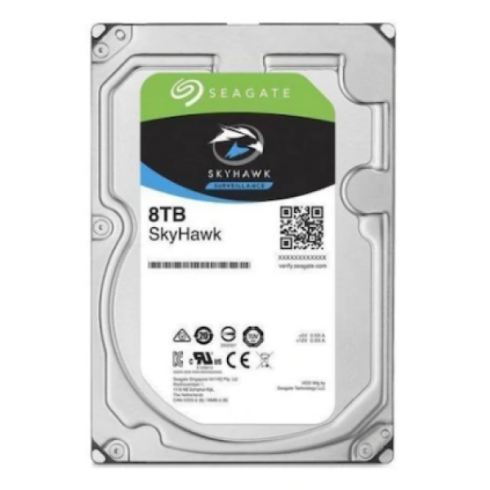 Seagate Skyhawk ST8000VX004 3.5" 8 TB 256 MB SATA 3 HDD Güvenlik Diski