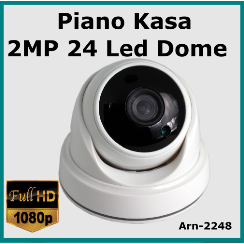    Piano Dome 24LED 3.6 MM Güvenlik Kamerası Arn-2248