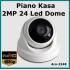 Piano Dome 24LED 3.6 MM Güvenlik Kamerası Arn-2248