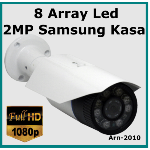 8 Array Led Full Hd Samsung Kasa 3.6MM Güvenlik Kamerası Arn-2010