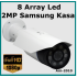 8 Array LED Full HD Samsung Kasa 3.6MM Güvenlik Kamerası