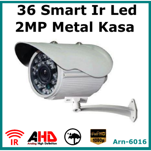 1080P 2MP AHD 36 Big Led Gece Görüşlü Güvenlik Kamerası  AR - 6016