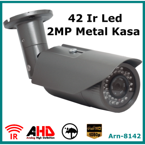 Full Hd 2Mp Arna 8142 Metal Kasa Güvenlik Kamerası