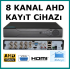 8 Kanal AHD 1080 2MP Hybrid Kamera Kayıt Cihazı İncelemesi