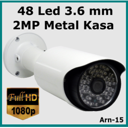 48 Led 3.6 mm Full Hd  2 Mp Güvenlik Kamerası Arn-15