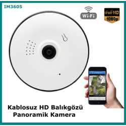 Kablosuz Hd Balıkgözü Bakıcı Kamerası