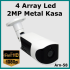 Full HD 2 MP 4 Array LED 3.6mm Güvenlik Kamerası Arn-58