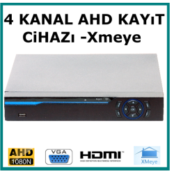 4 Kanal Ahd 1080 2MP Kamera Kayıt Cihazı Hybrid Xmeye
