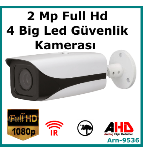 2 MP 1080P Full Hd  Güvenlik Kamerası Arn-9536