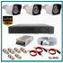 3 Kameralı Güvenlik Kamerası Sistemi AHD 1080P ( Cs 843 )